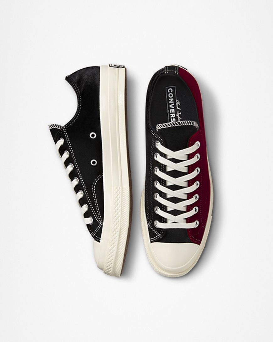 Tenisky Nizke Converse Chuck 70 Beyond Retro Velvet Panske Čierne Červené | SK AFEKW4